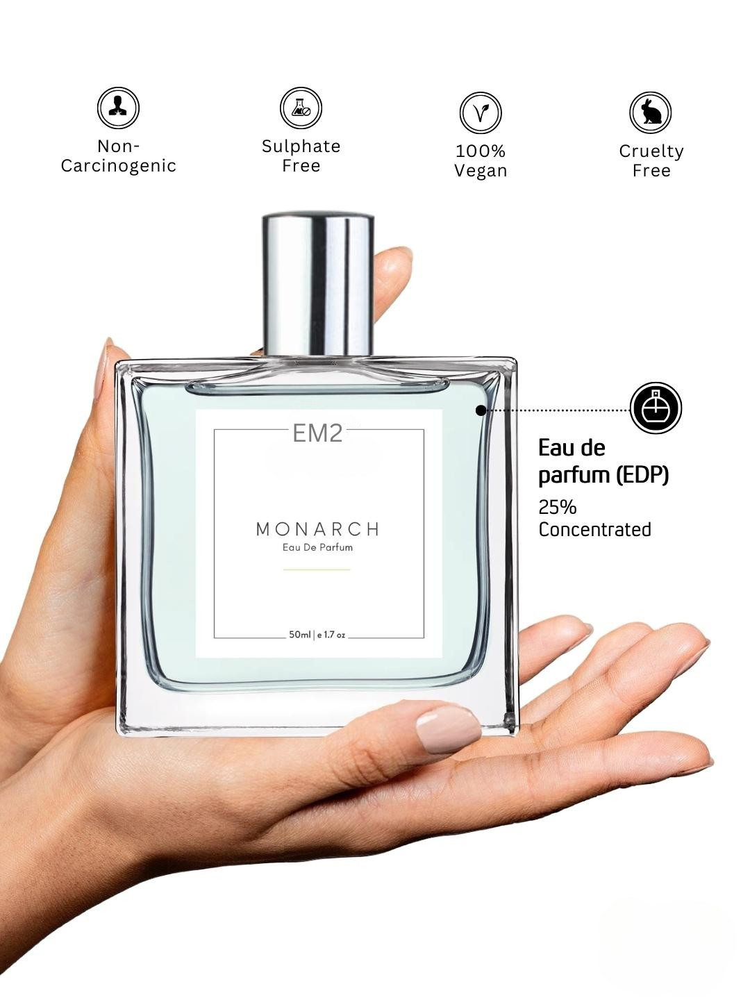 Monarch Perfume for Men | Eau De Parfum Spray | Amber Spicy Whisky Fragrance Accords | Luxury Gift for Him