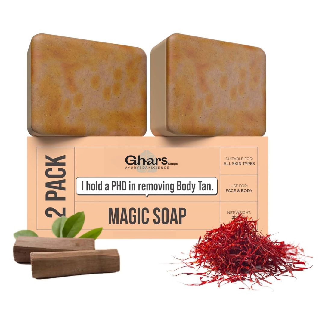 Megic Soap (Sandal Wood and Saffron Soap)