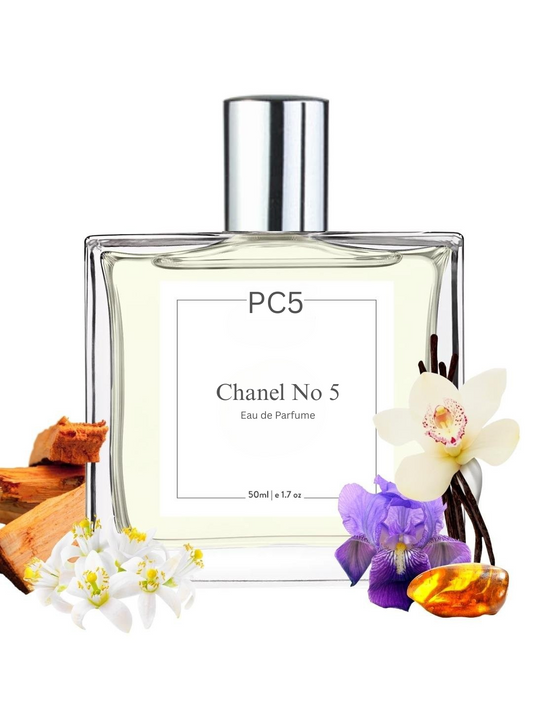 PC5 Chanel No 5 Perfume for Women | Eau De Parfum Spray | Powdery Woody Floral Fragrance Accords | Luxury Gift for Her