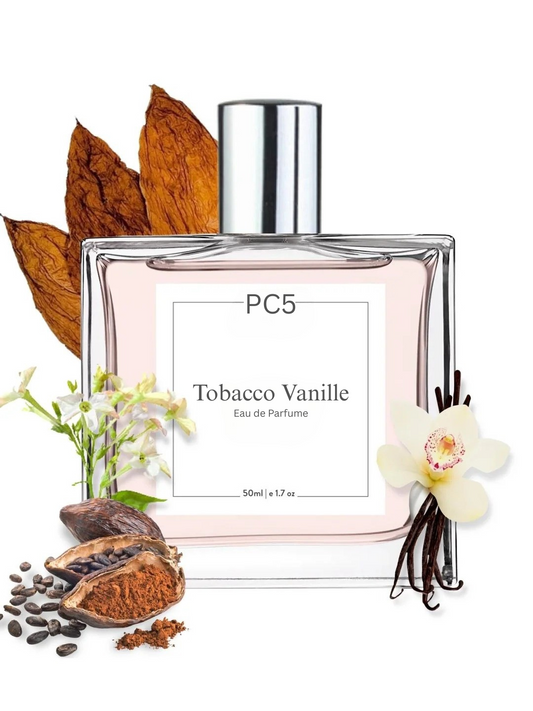 PC5 Tobacco Vanille Unisex Perfume EDP Spray for Men & Women | Luxury Gift for Him / Her