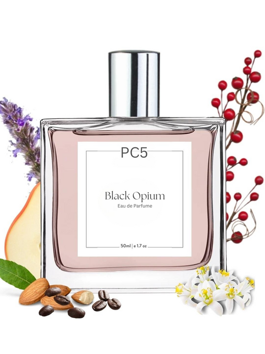 PC5 Black Opium Perfume EDP Spray for Women for All Day Wear | Luxury Gift for Her