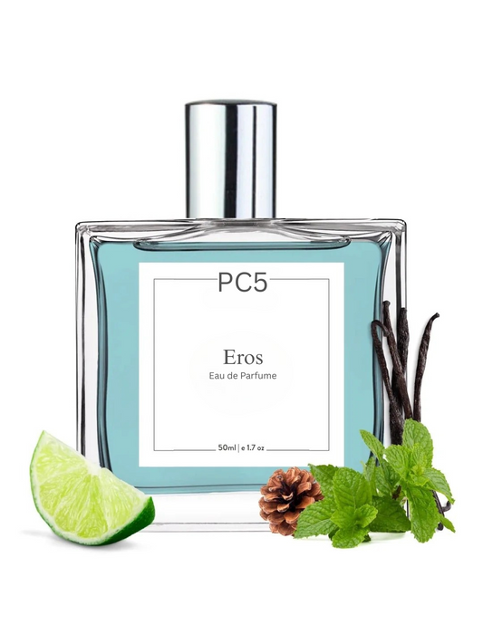 PC5 Eros Perfume for Men | Vanilla Amber Spicy Citrus Woody Fragrance | Luxury Gift for Him