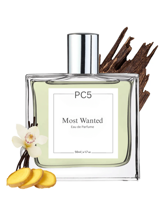 PC5 Most Wanted Perfume EDP Spray for Men | Vanilla Woody Warm Spicy Fragrance | Luxury Gift for Him