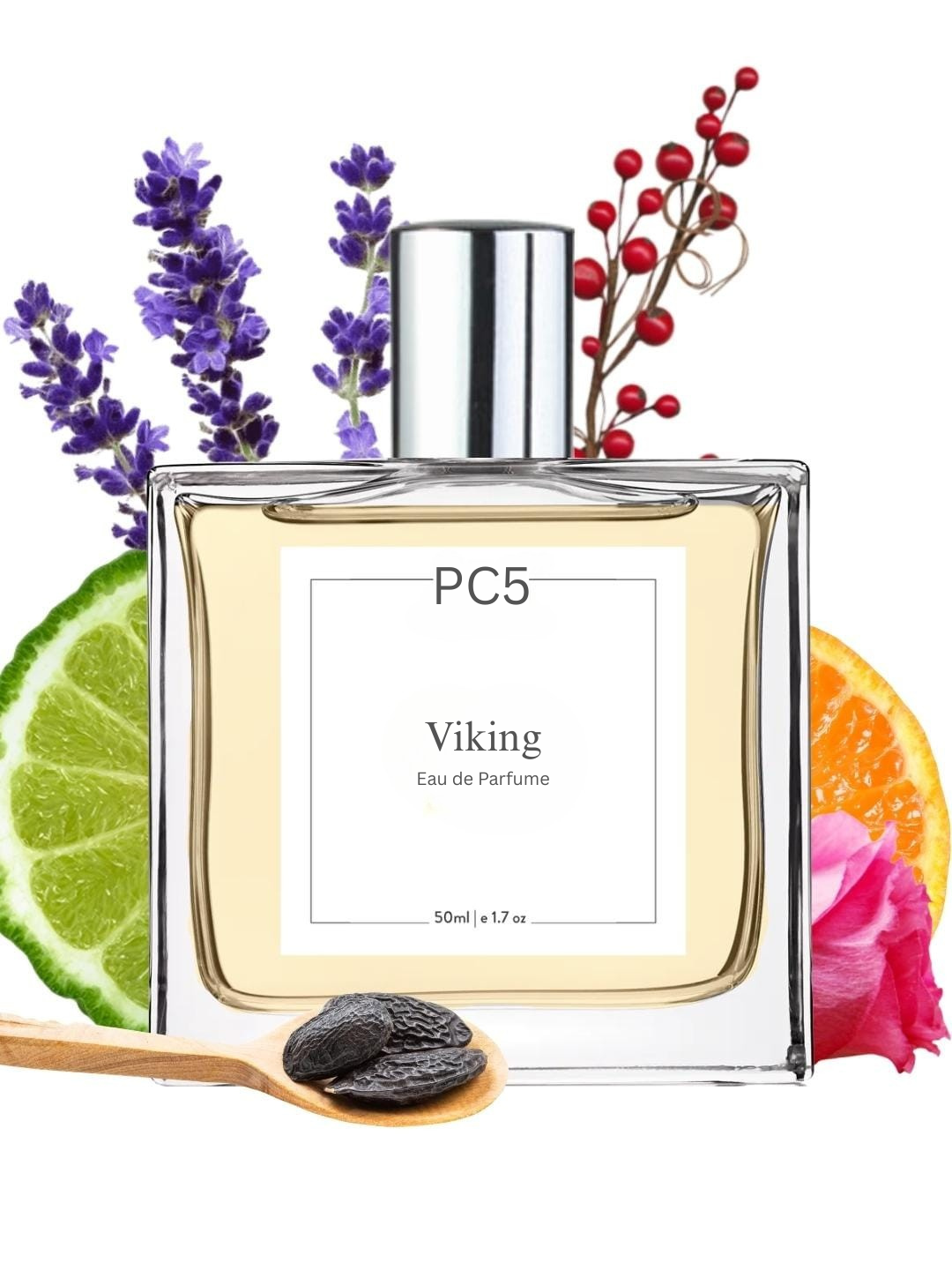 PC5 Viking Perfume EDP Spray for Men | Aromatic Citrus Woody Fragrance Accords | Luxury Gift for Him