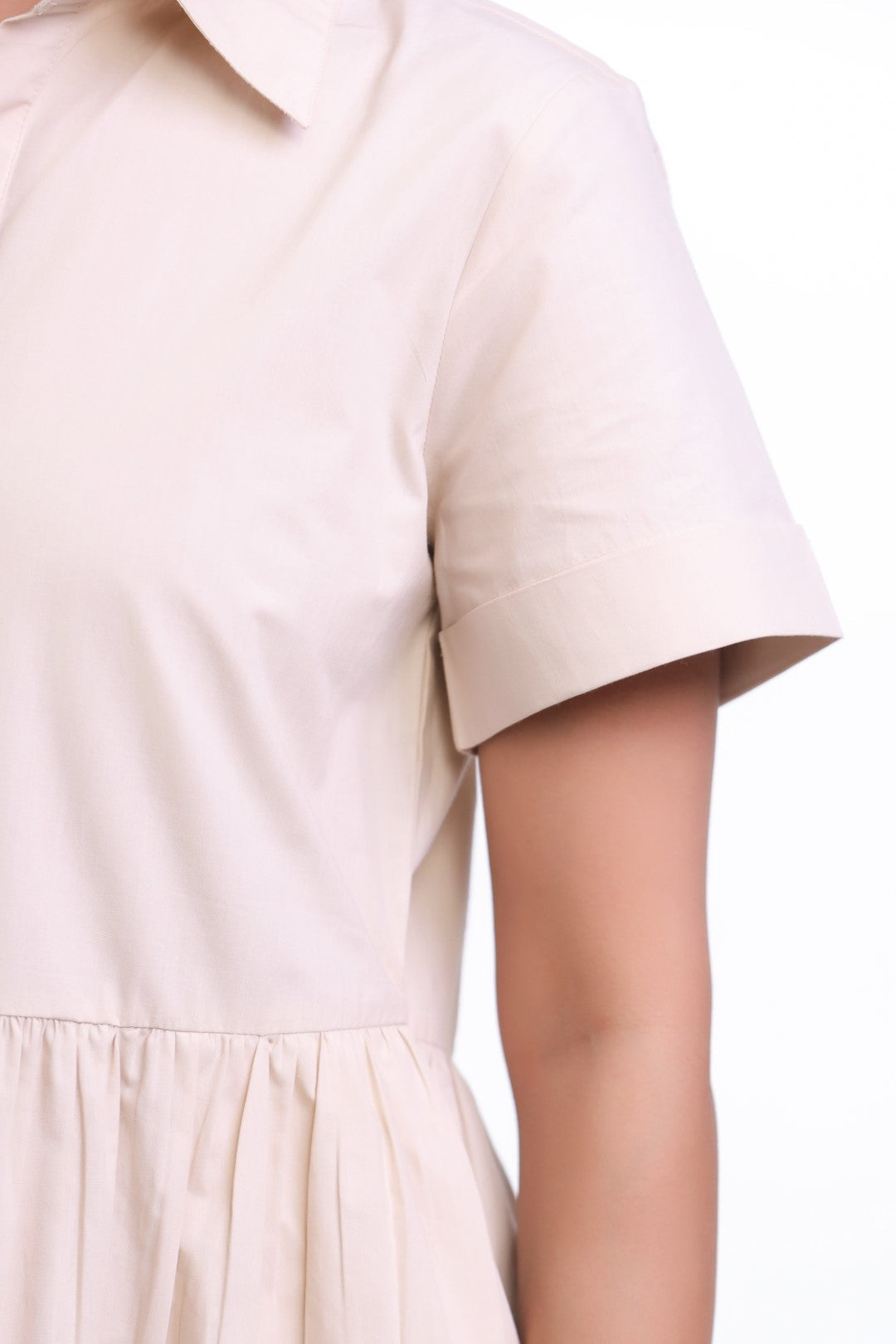 Women’s Beige Cotton Dress