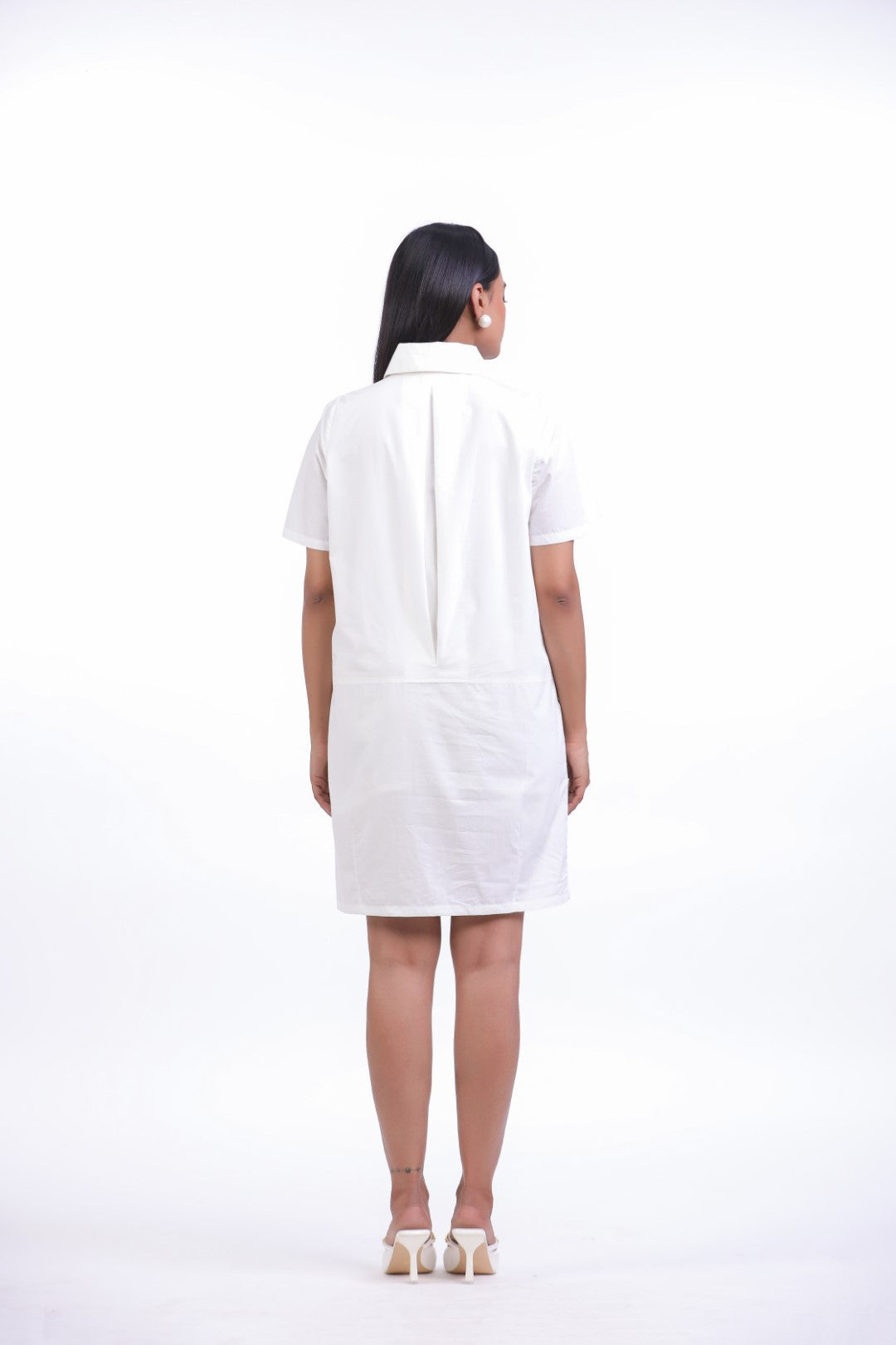Women’s White Cotton Dress