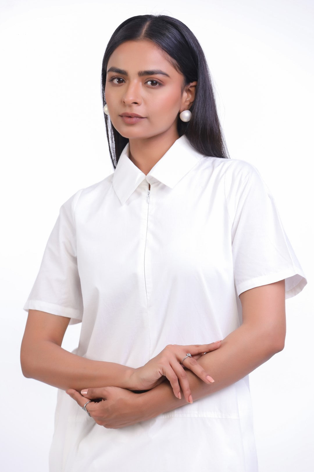 Women’s White Cotton Dress