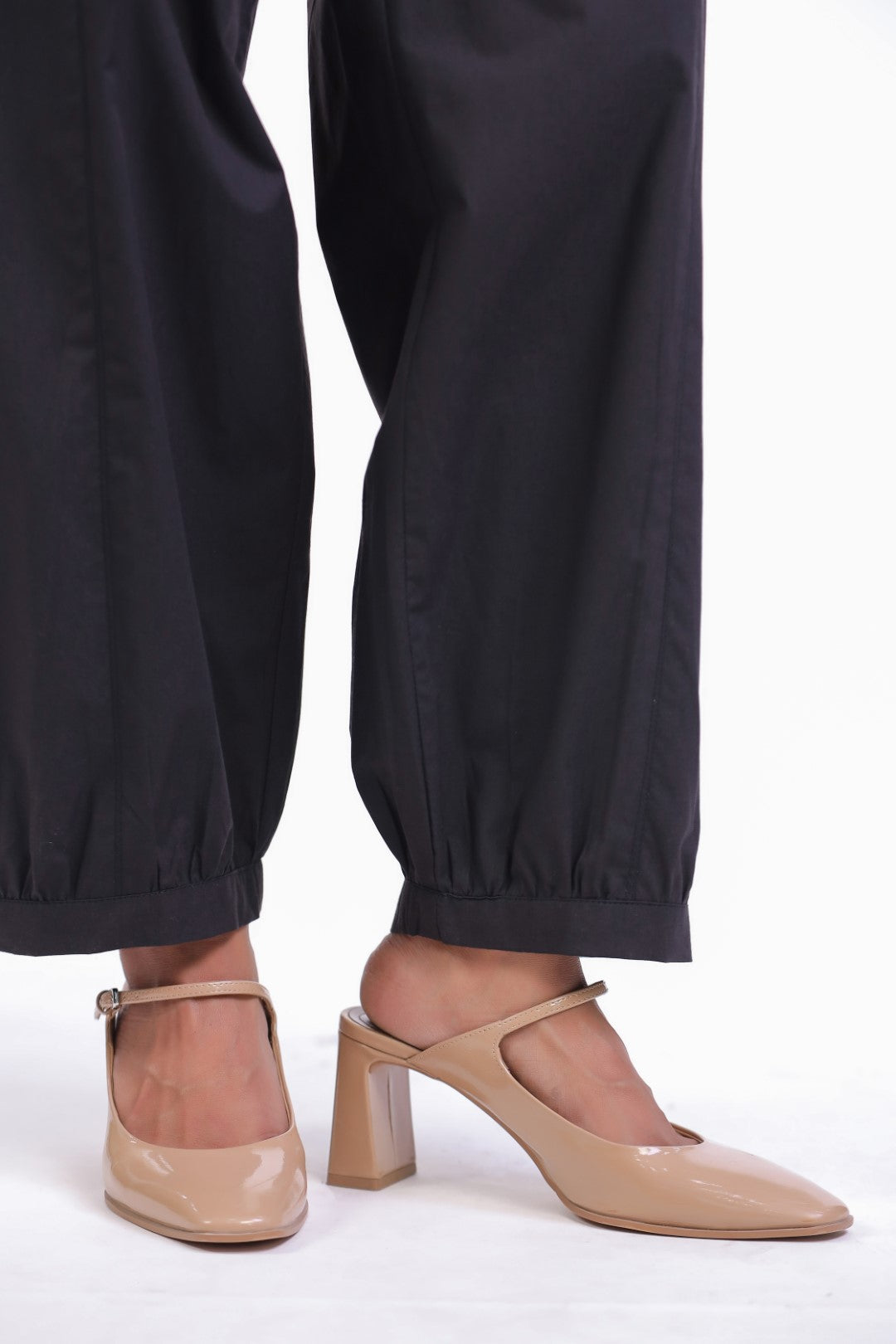 Women’s Black Cotton Trouser