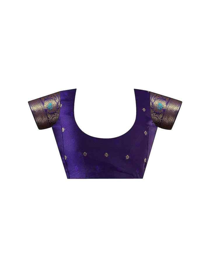 Mouni Roy Blue Kashish Banarasi Saree