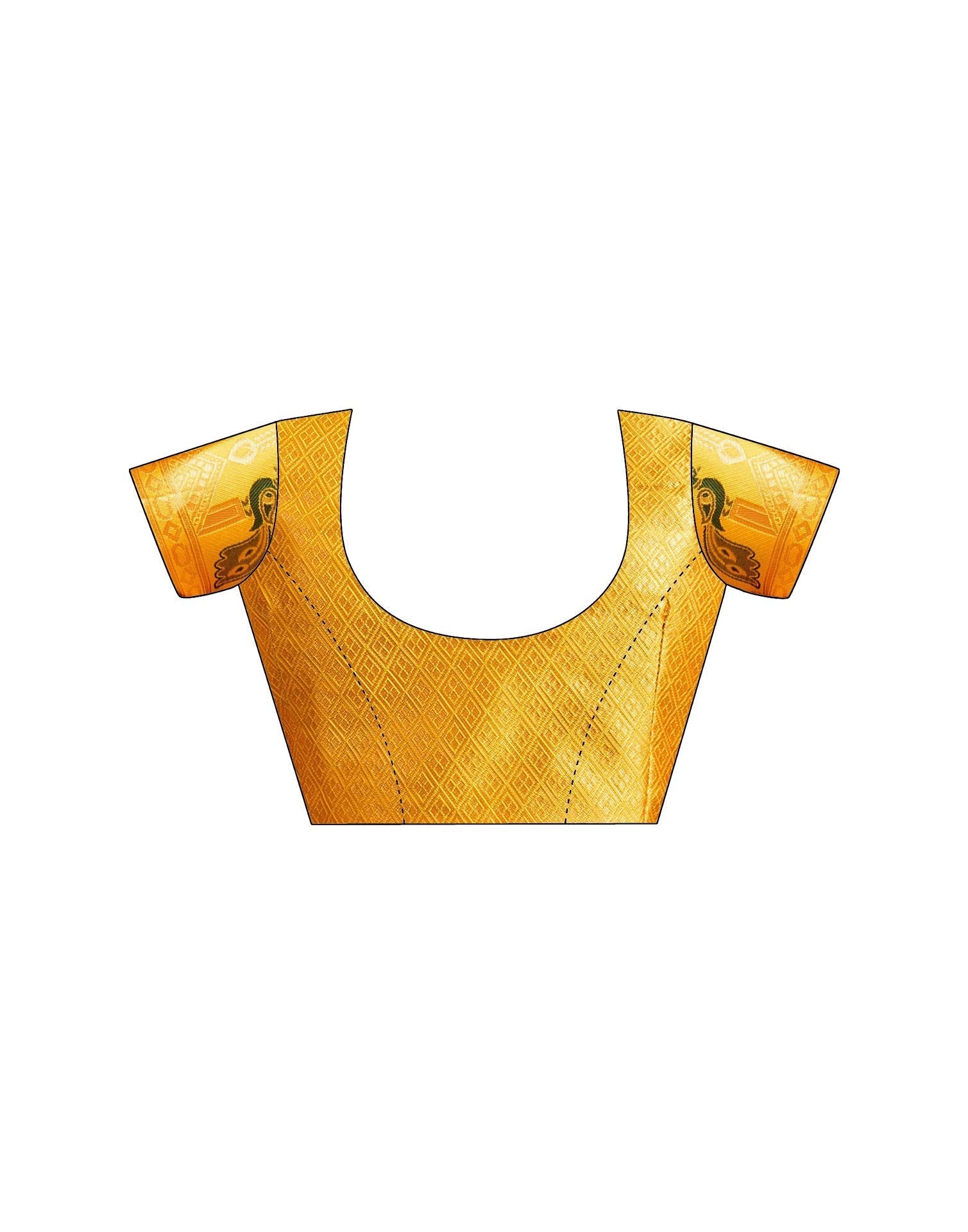 Yellow Silk Woven Paithani Saree