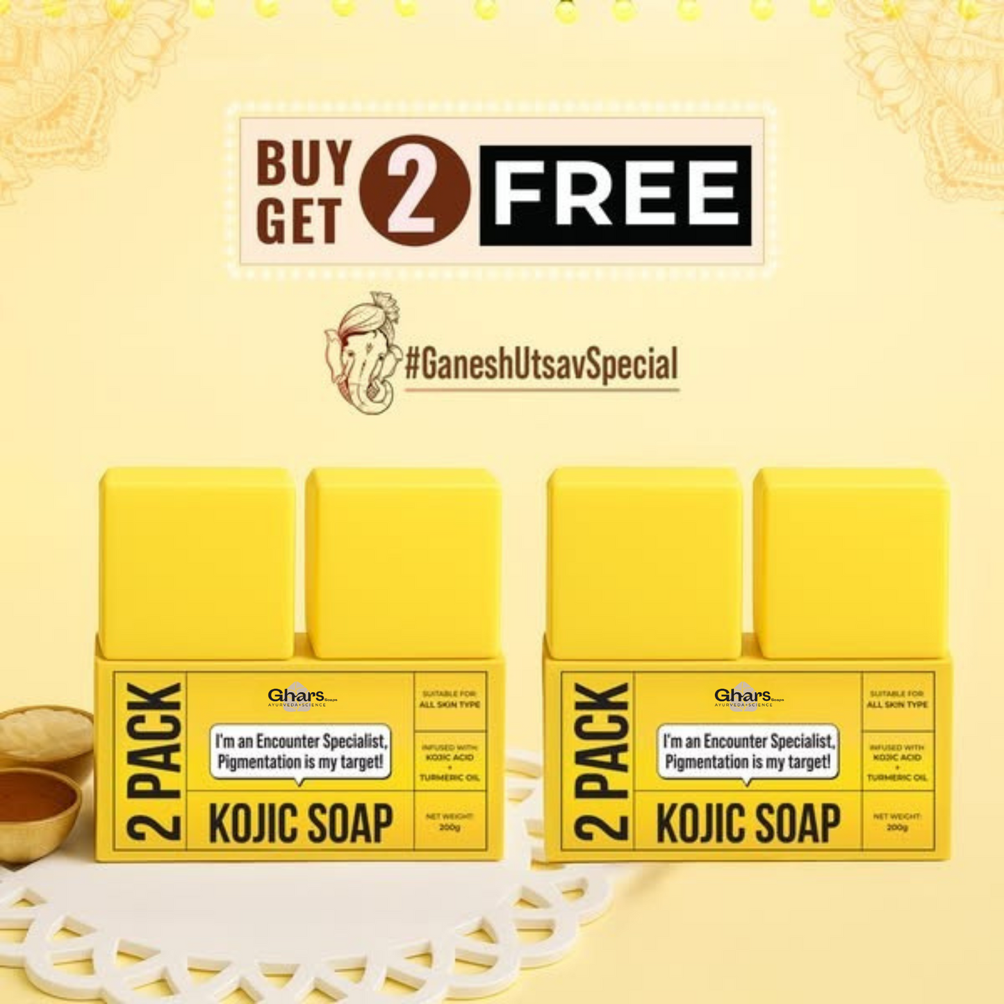 Kojic Acid Soap with Niacinamide COMBO