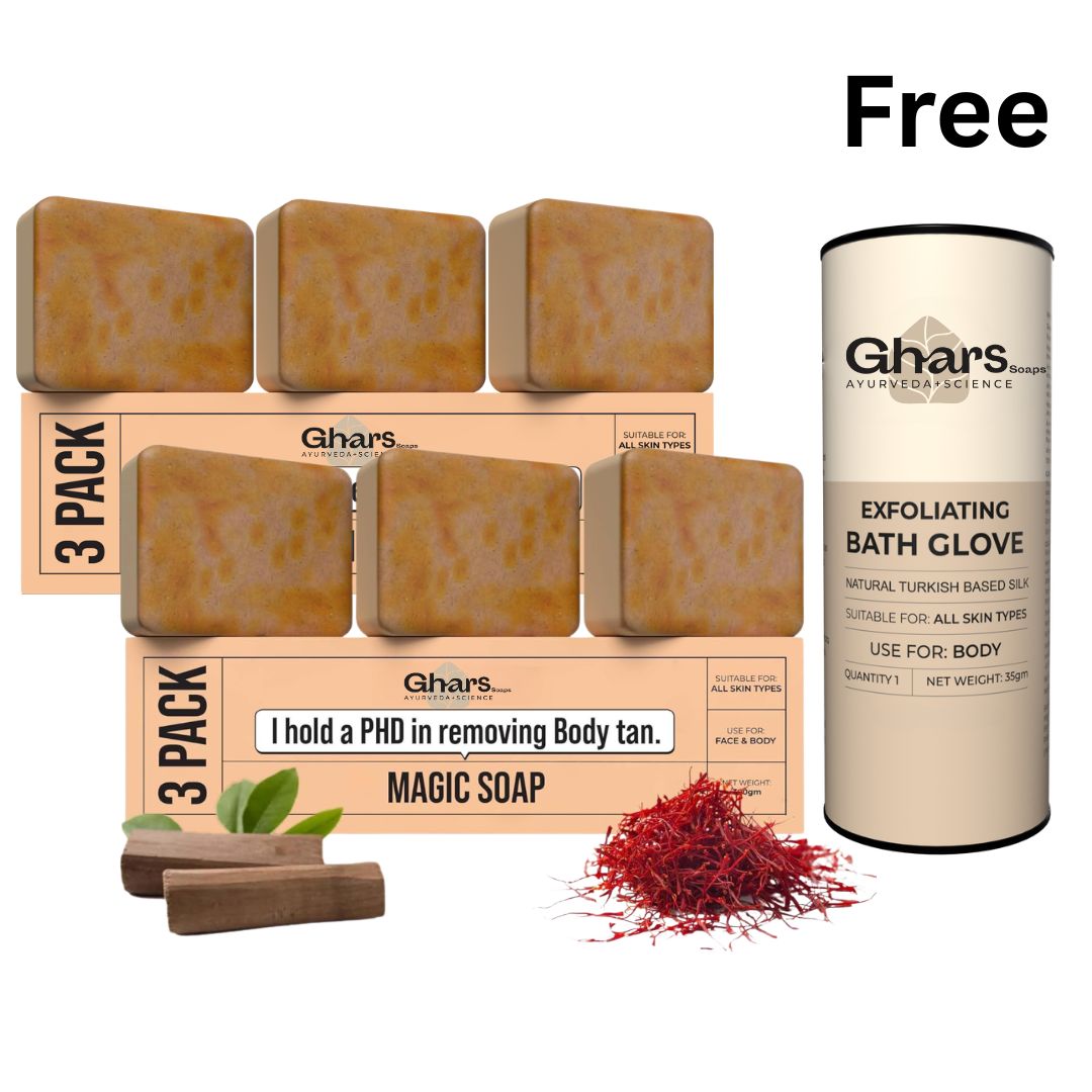 Megic Soap (Sandal Wood and Saffron Soap)
