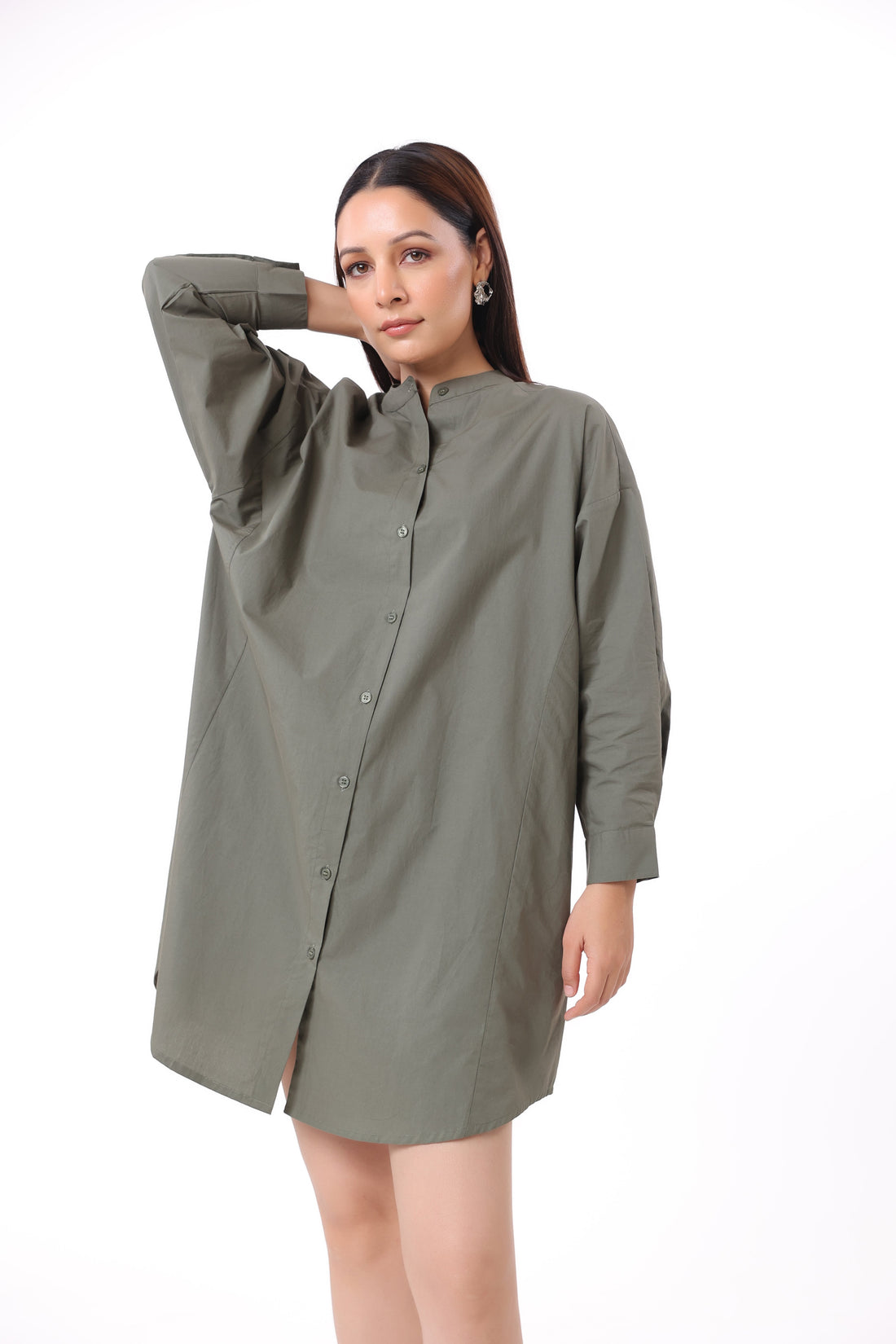 Women’s Green Cotton Dress