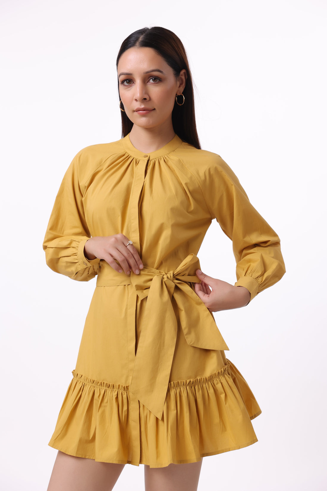 Women’s Yellow Cotton Dress