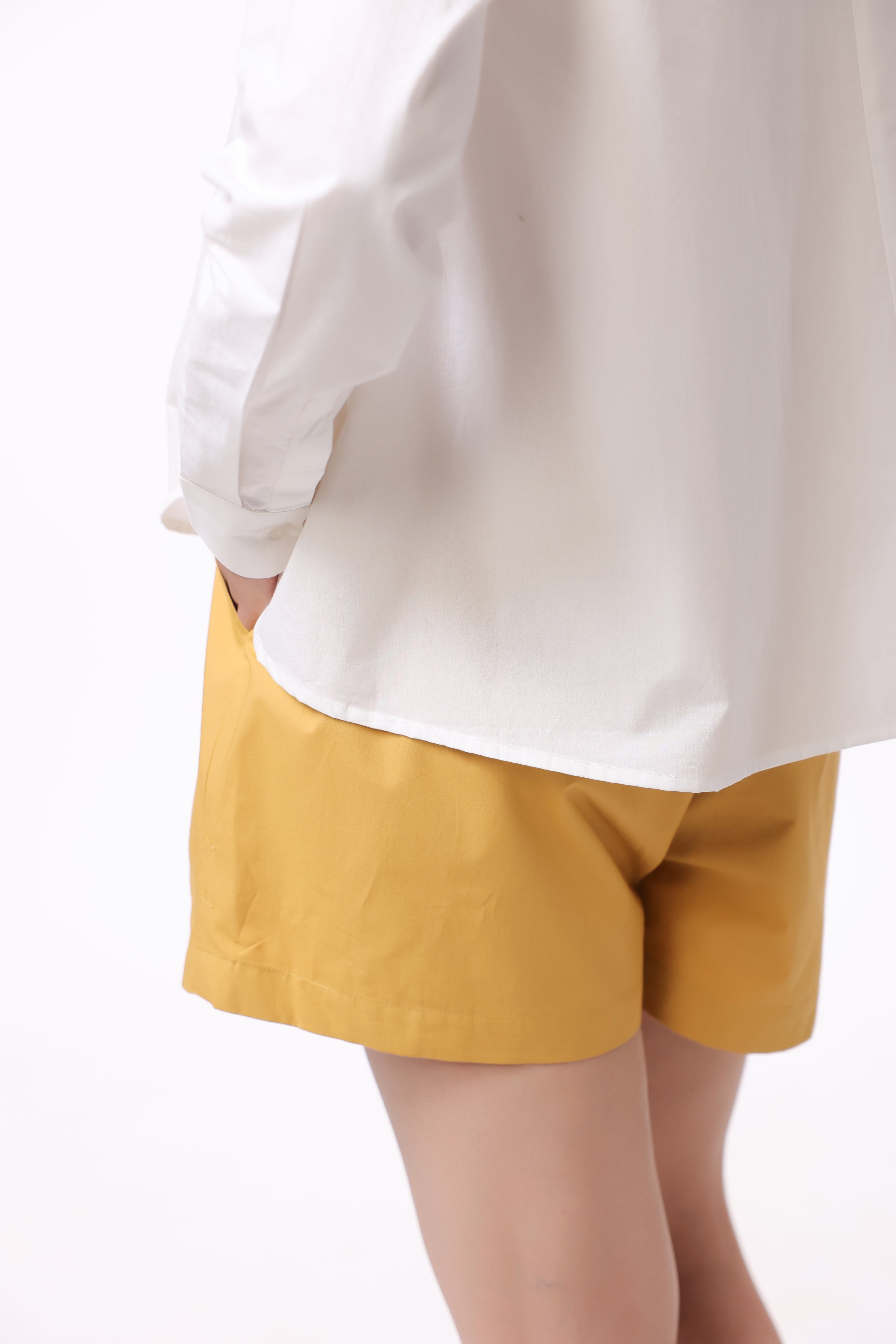 Women White Solid Cotton Top & Short Co-Ord Set