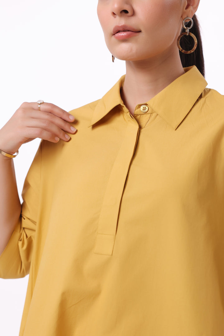 Women’s Yellow Cotton Dress