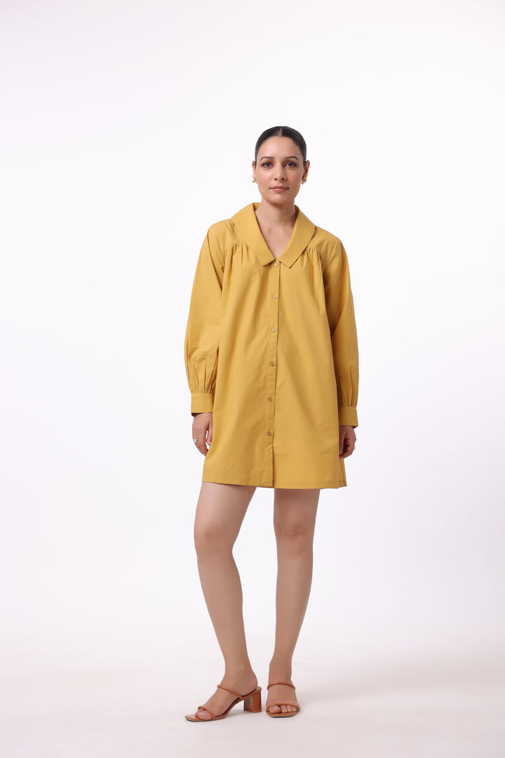 Women’s Yellow Cotton Dress