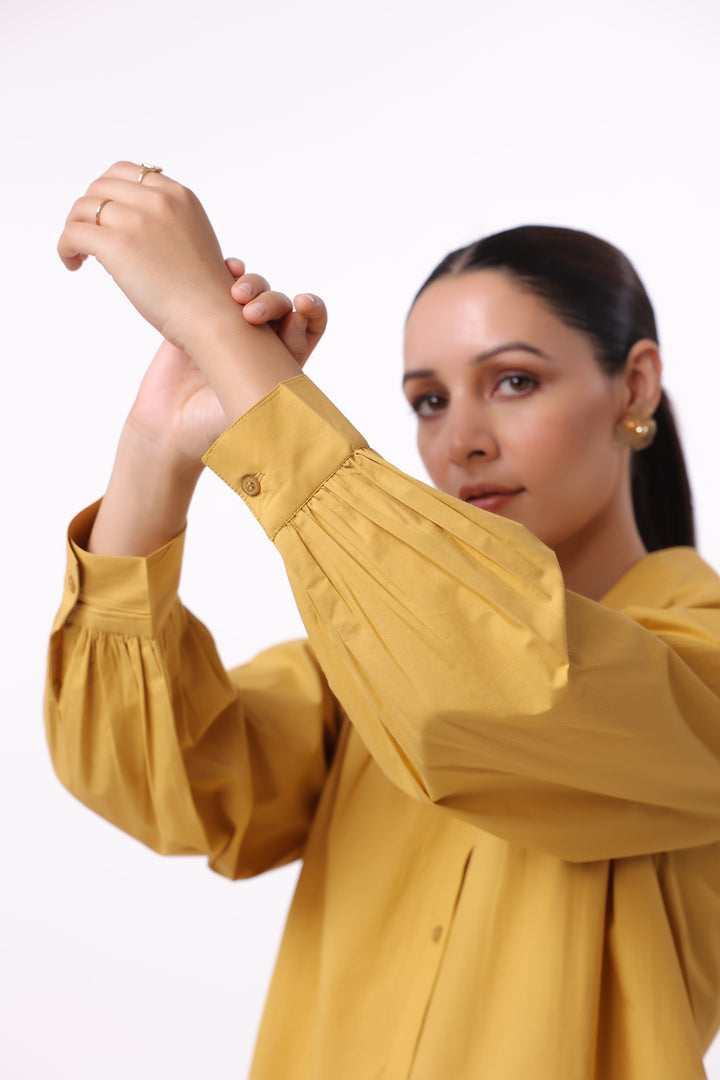 Women’s Yellow Cotton Dress